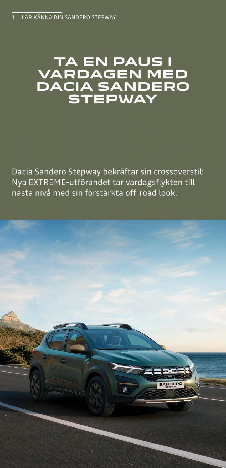 Dacia Sandero Stepway - Broschyr. Page 4