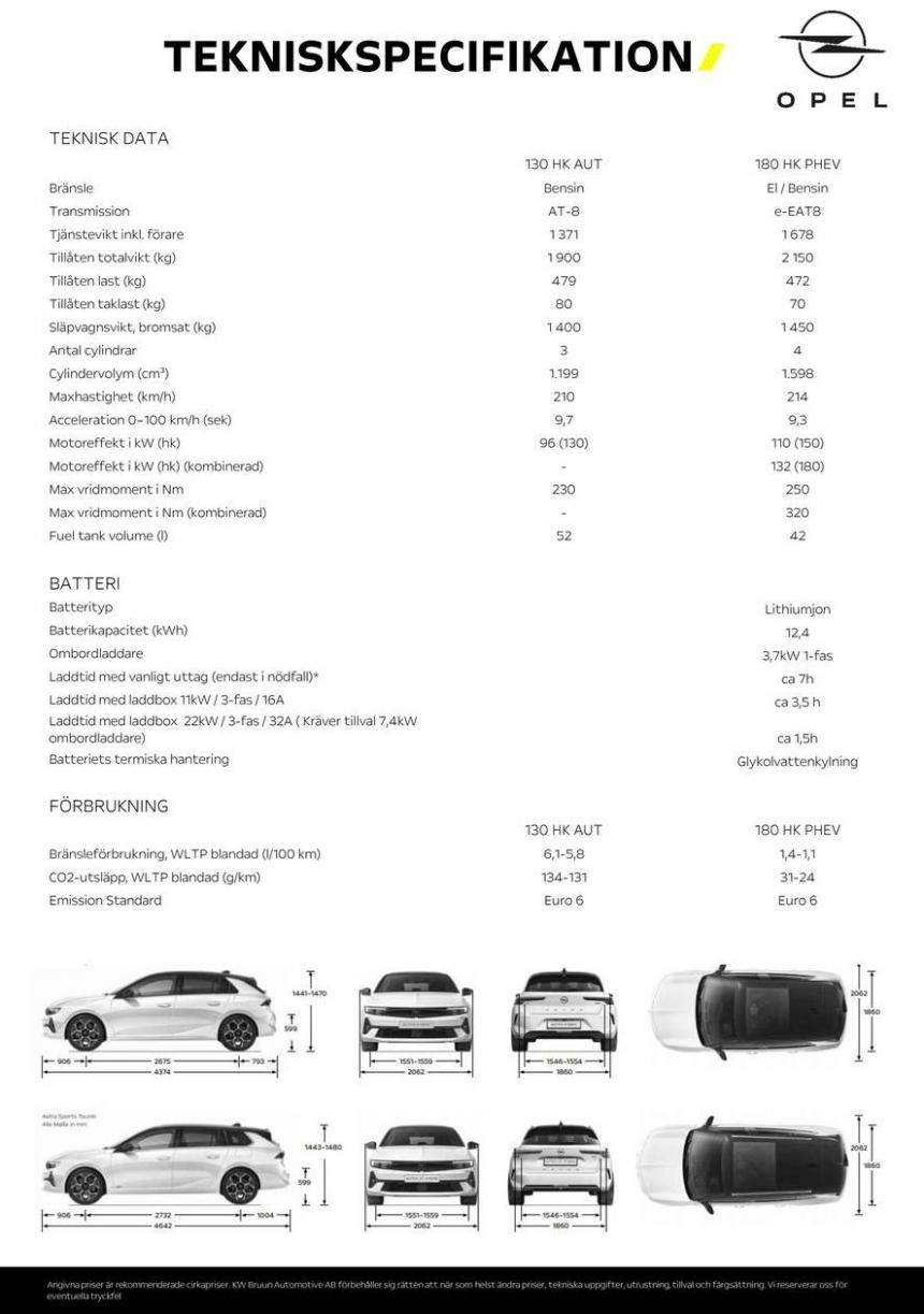 Opel Astra Sports Tourer. Page 5