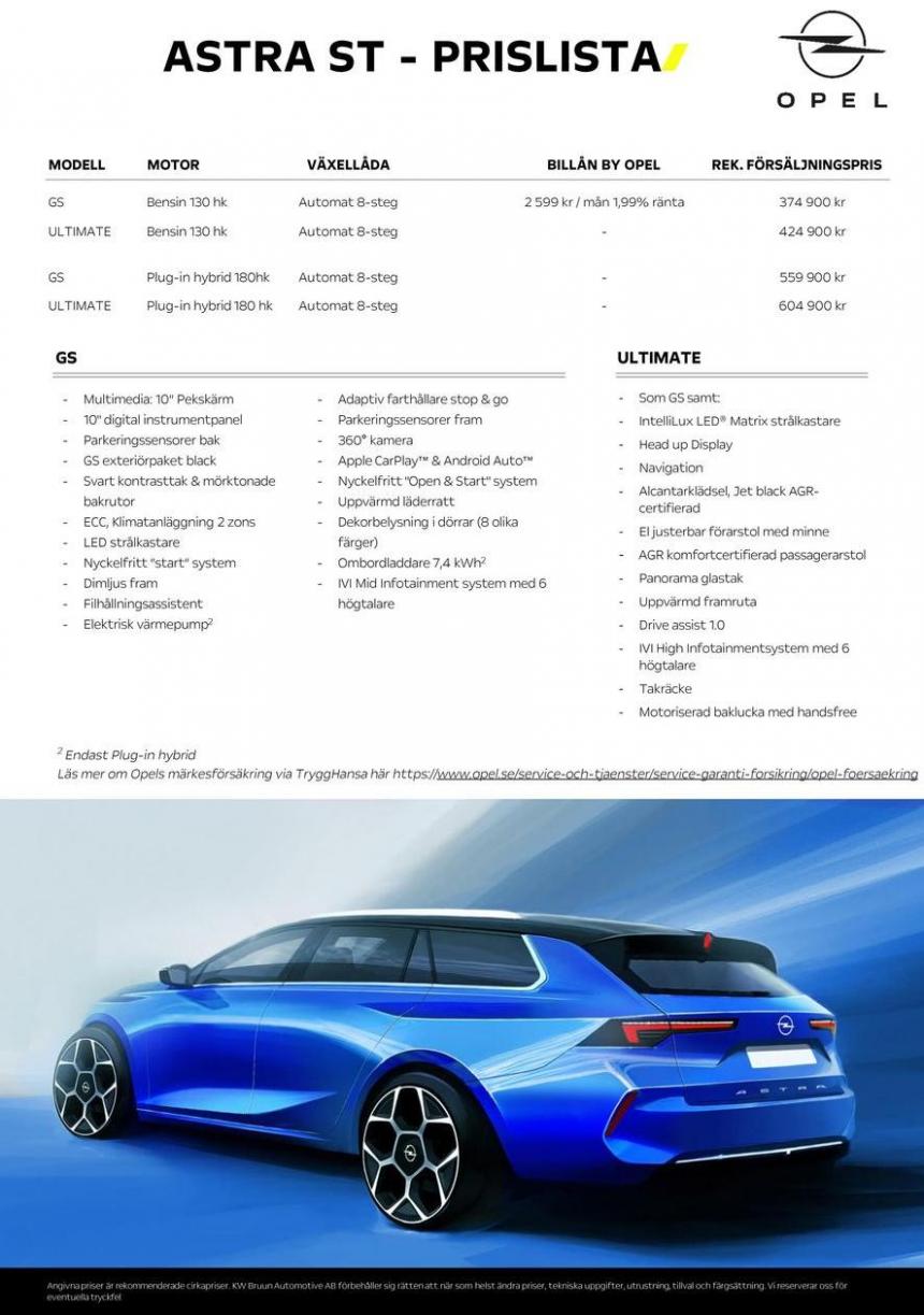 Opel Astra Sports Tourer. Page 2
