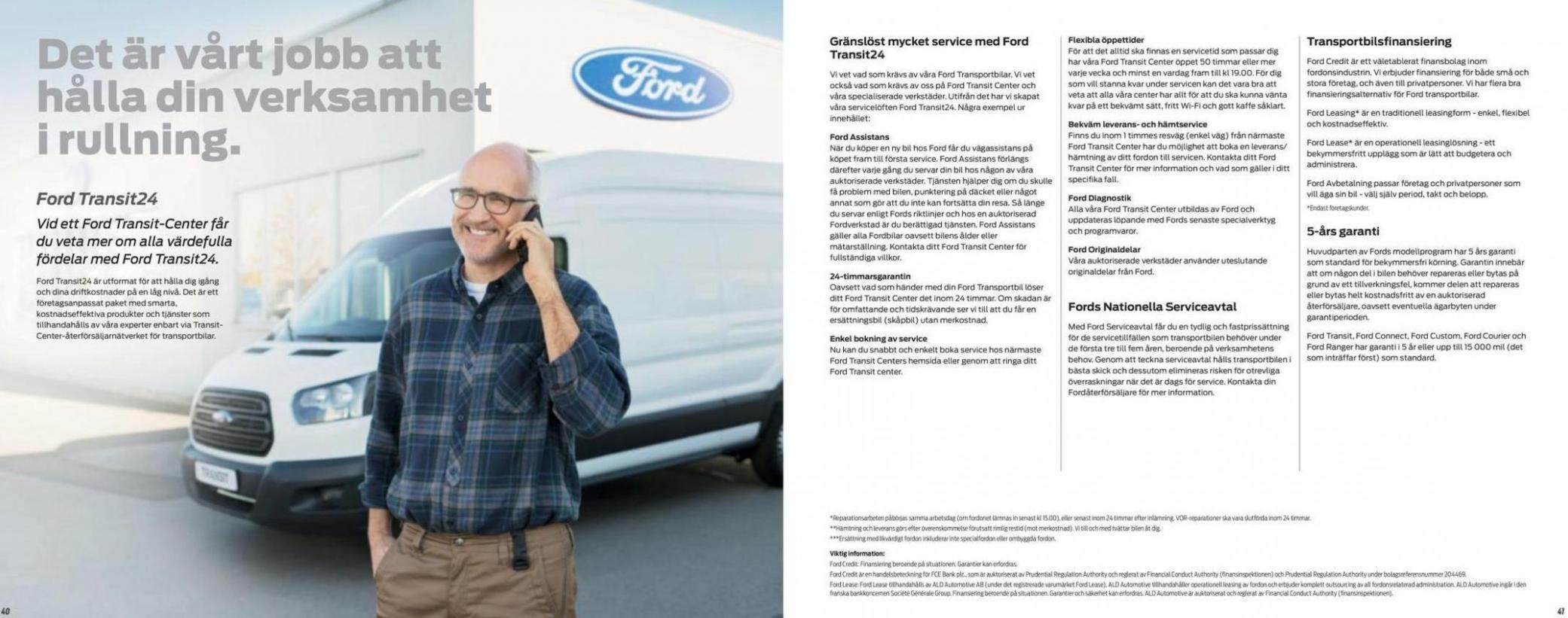 Ford Broschyr Transit Chassi. Page 22