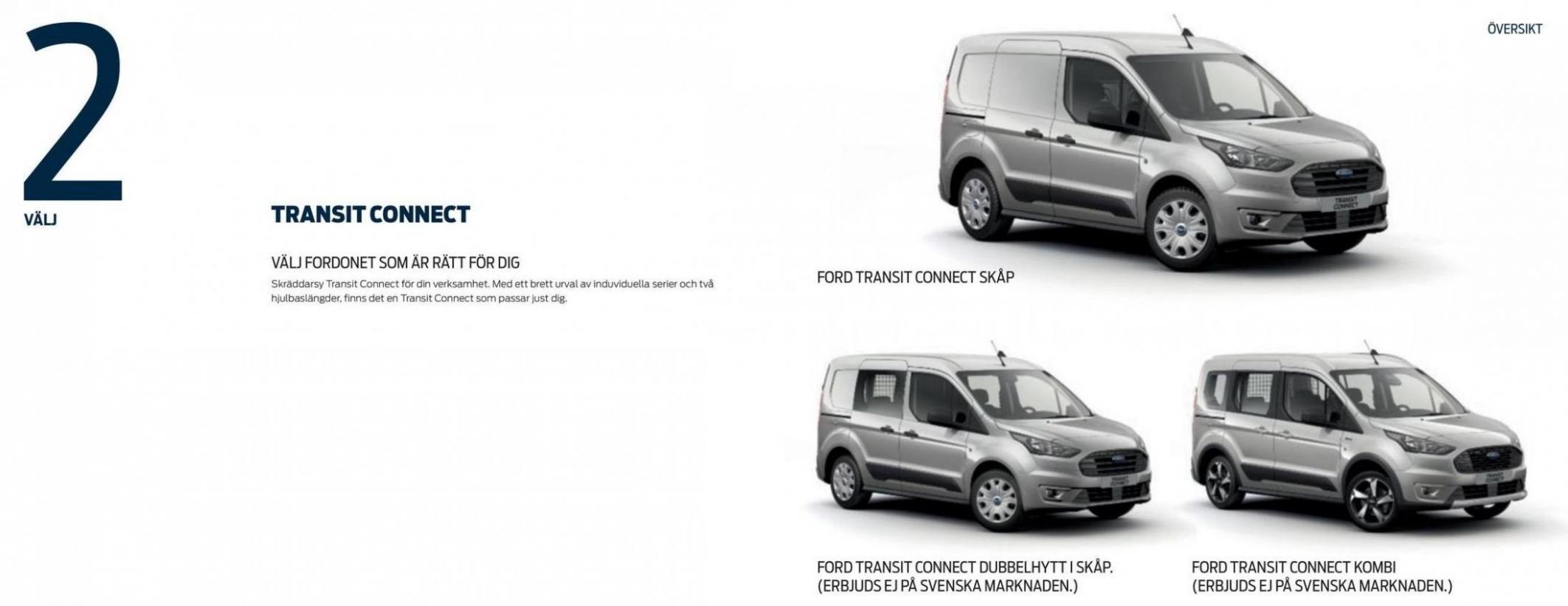 Ford Broschyr Transit Connect. Page 18