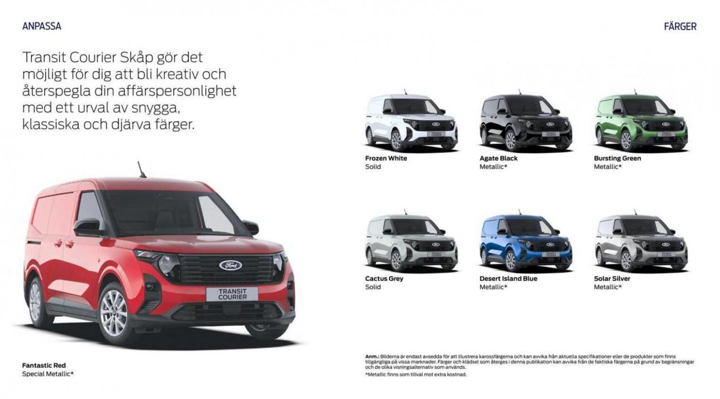 Ford Broschyr Nya Transit Courier. Page 6