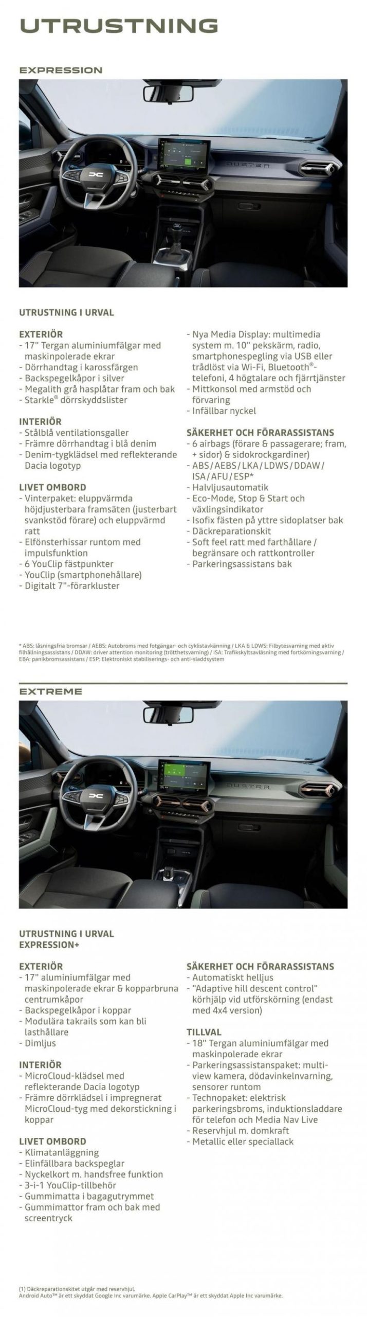 Dacia Helt nya Duster - Broschyr. Page 8