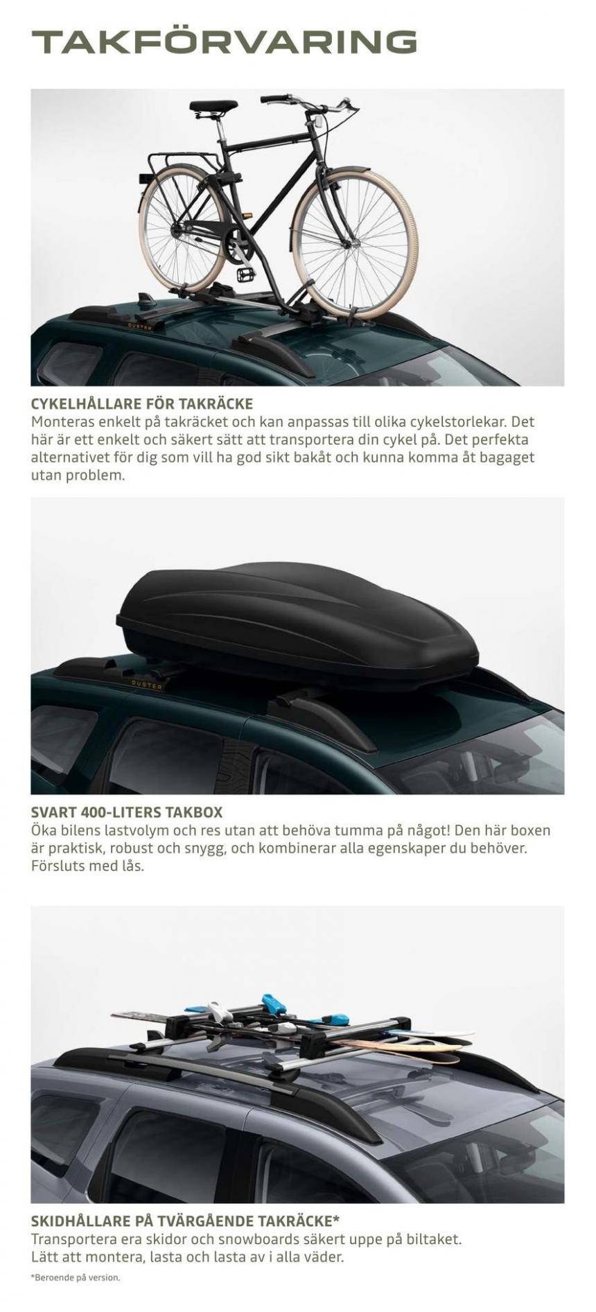 Dacia Duster - Tillbehörskatalog. Page 11
