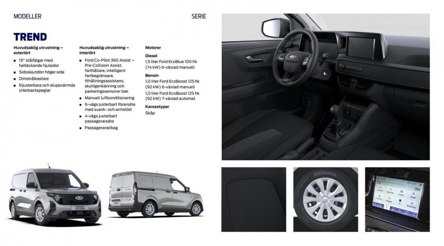 Ford Broschyr Nya Transit Courier. Page 3