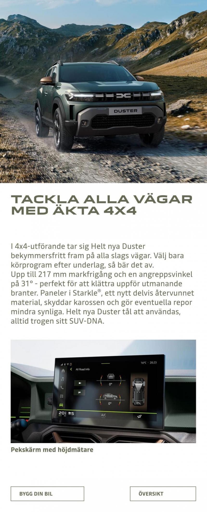 Dacia Helt nya Duster - Broschyr. Page 6