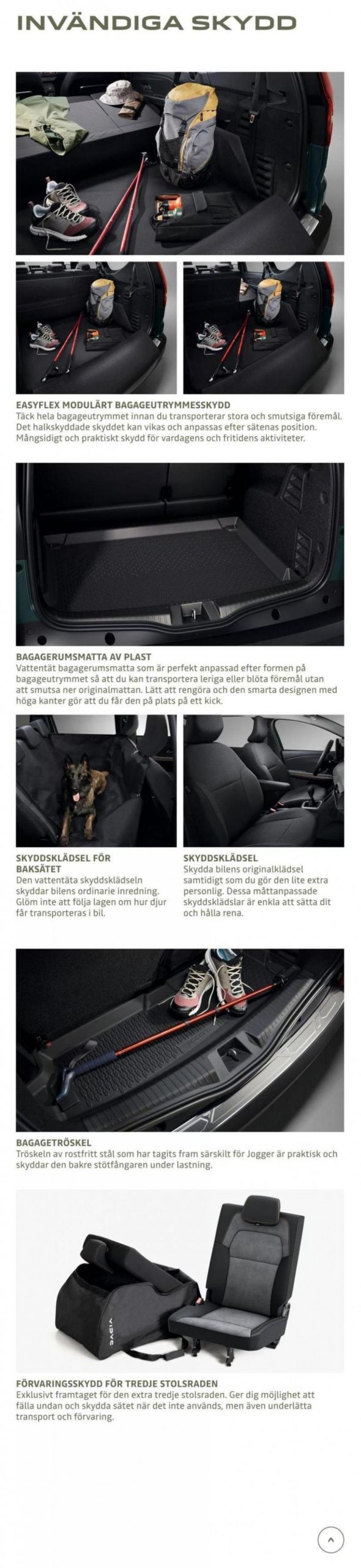 Dacia Jogger - Tillbehörskatalog. Page 10