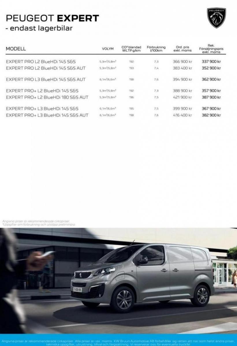 Peugeot Expert & E-Expert elbil transportbil el. Page 2