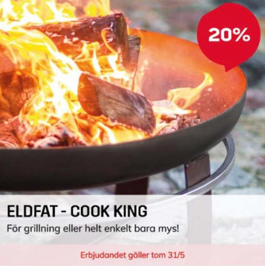Hasta 20% eldfat - cook king !. Byggmax (2024-05-31-2024-05-31)