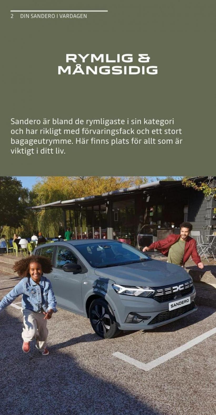 Dacia Sandero - Broschyr. Page 7