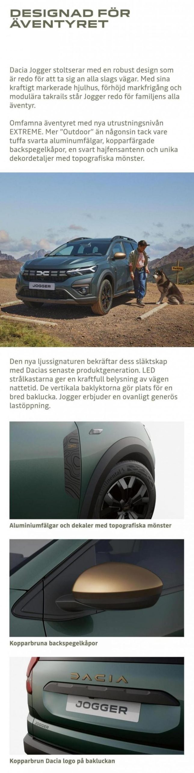 Dacia Jogger - Broschyr. Page 5