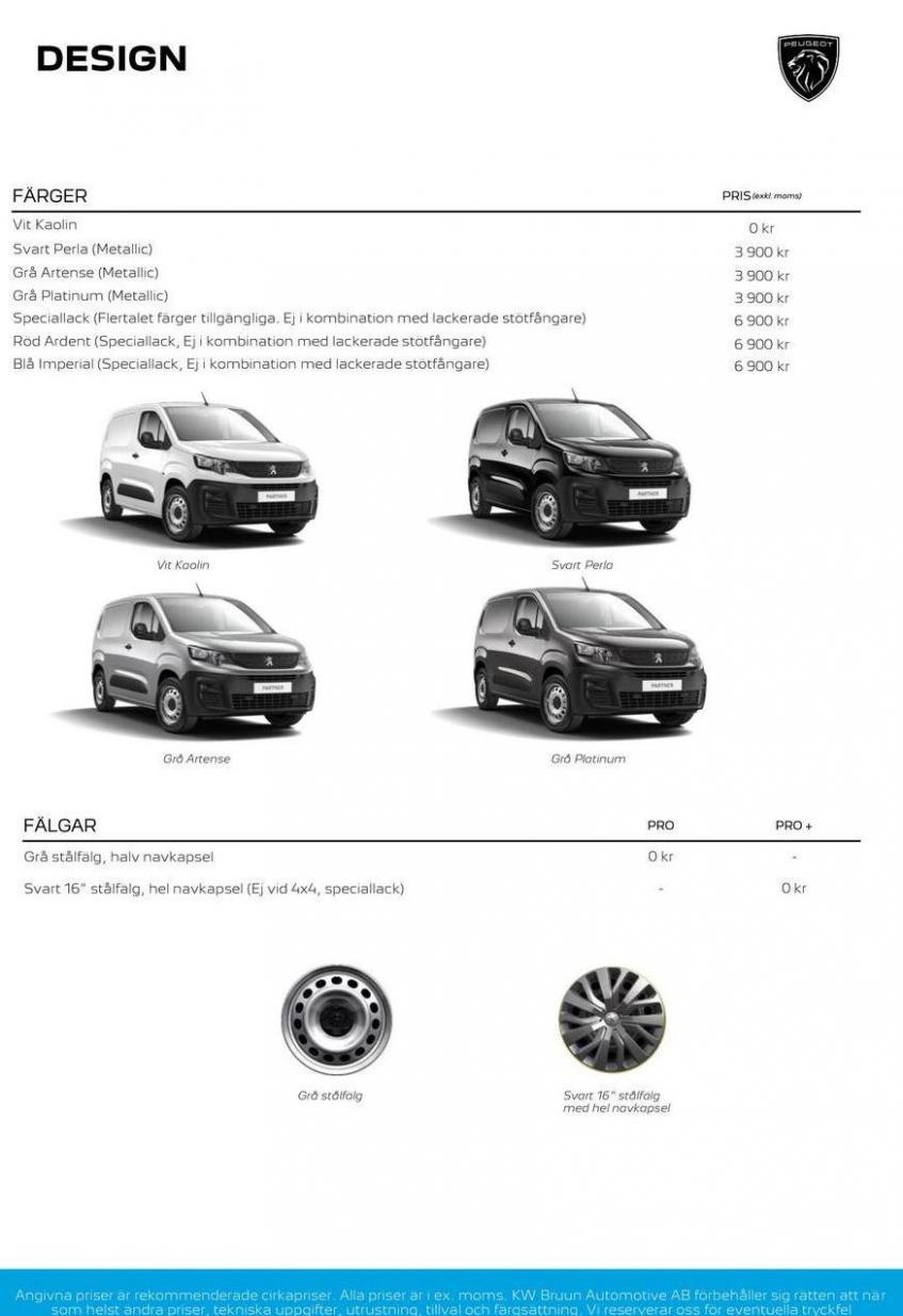 Peugeot Partner & E-Partner transportbil el. Page 5