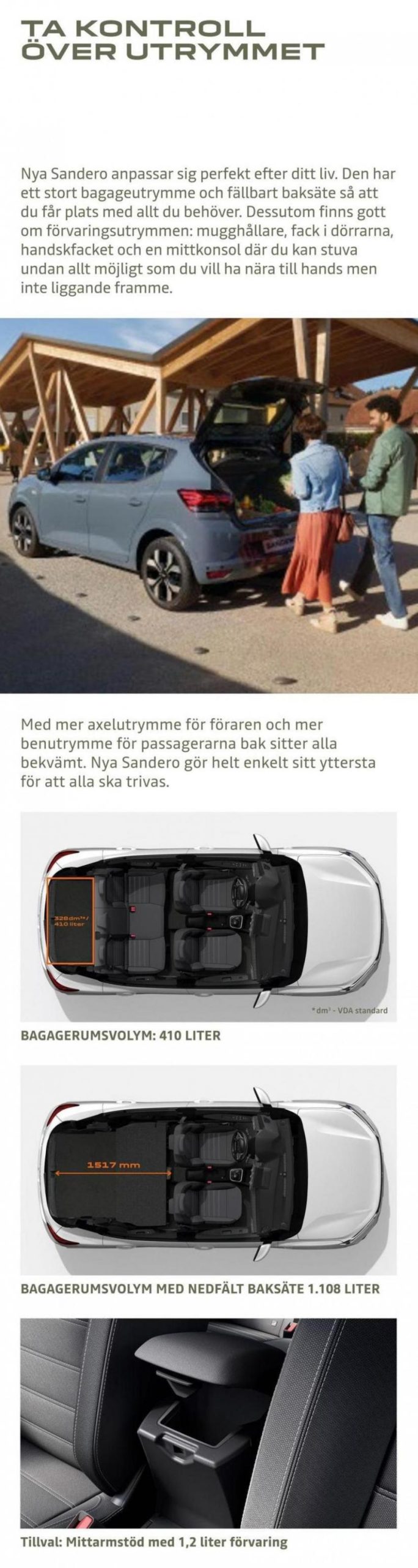 Dacia Sandero - Broschyr. Page 8