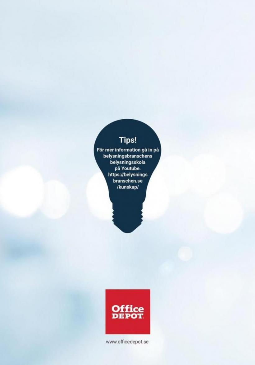 Office Depot - Belysningsguide. Page 8