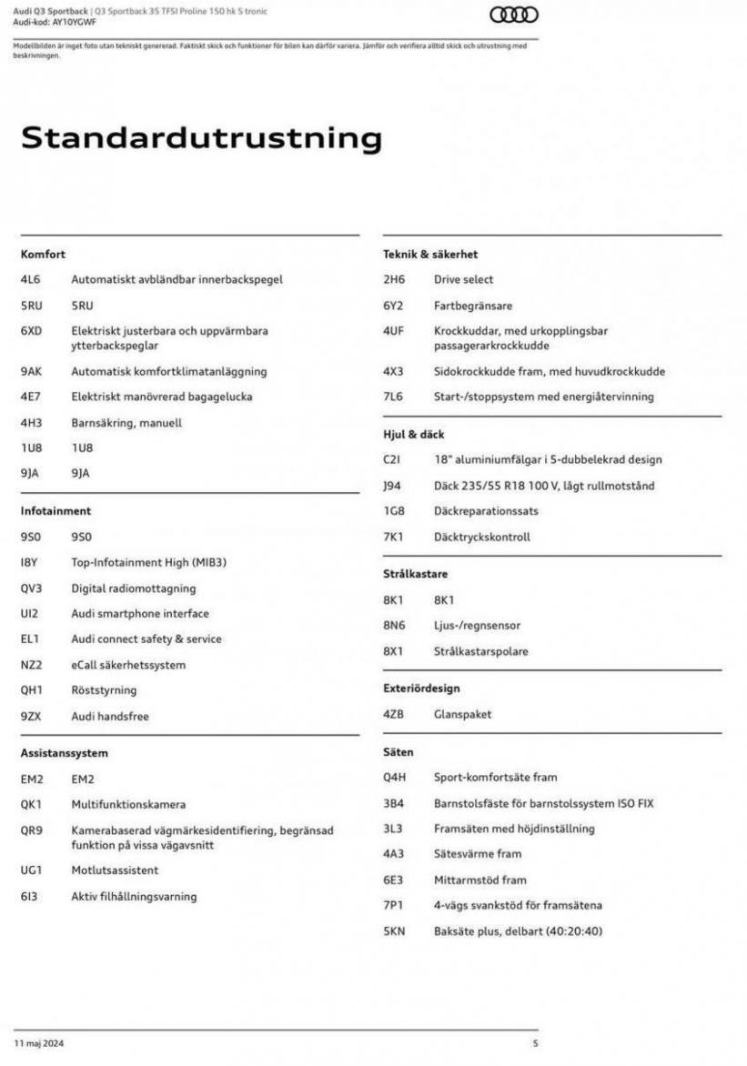 Audi Q3 Sportback. Page 5