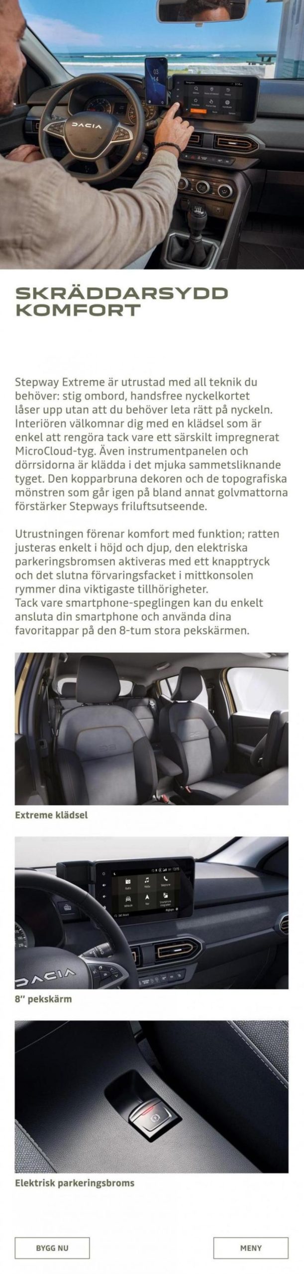 Dacia Sandero Stepway - Broschyr. Page 6