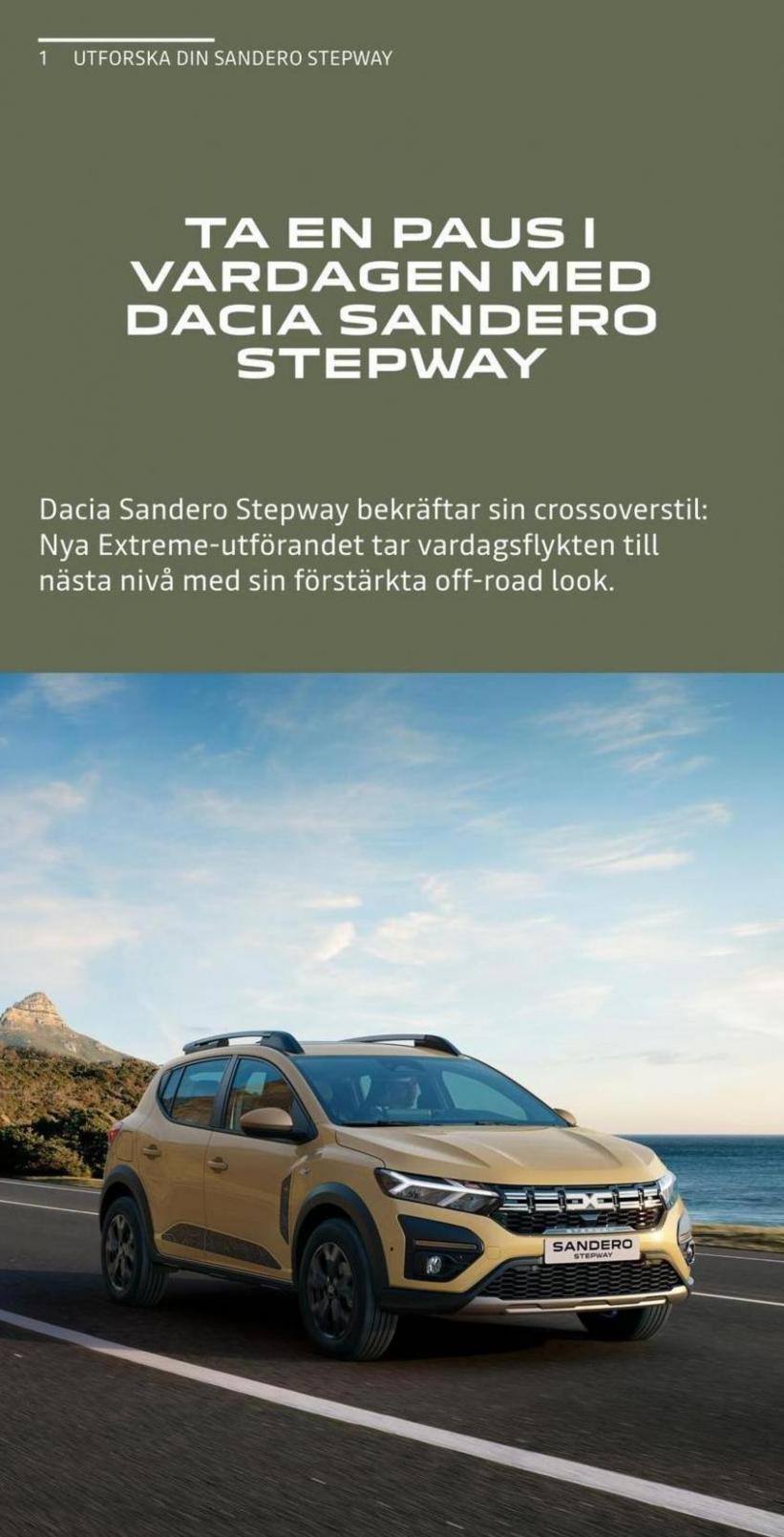 Dacia Sandero Stepway - Broschyr. Page 4