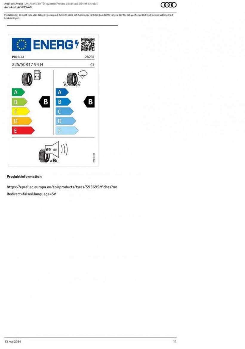 Audi A4 Avant. Page 11