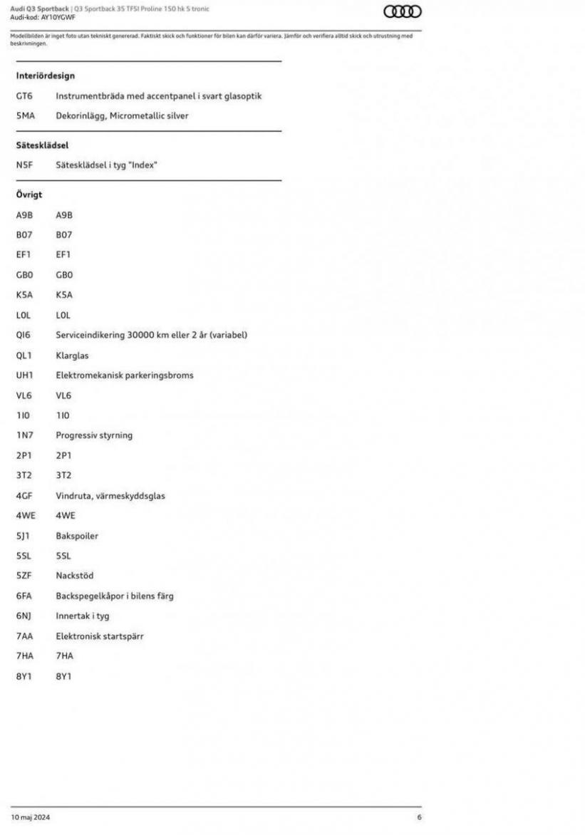 Audi Q3 Sportback. Page 6