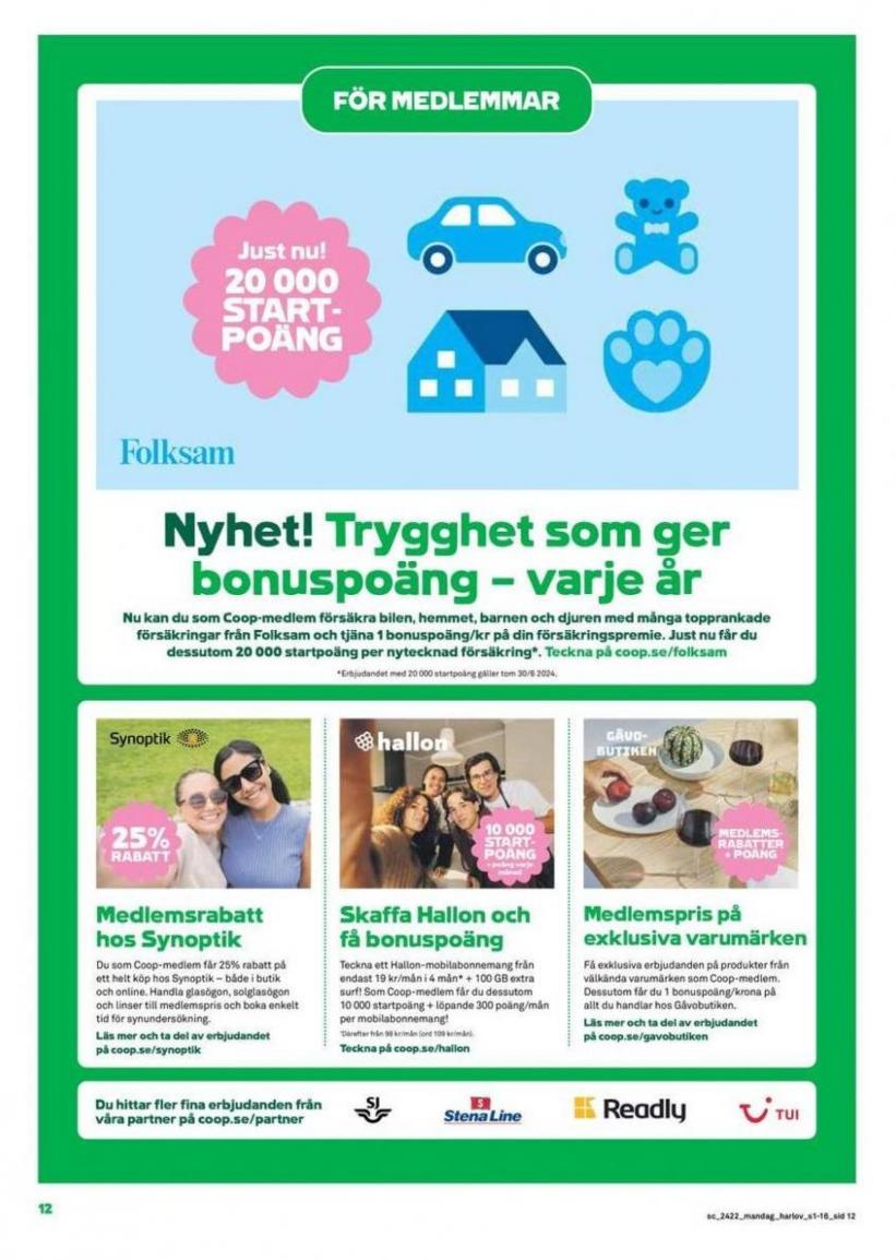 Stora Coop Erbjudanden. Page 12