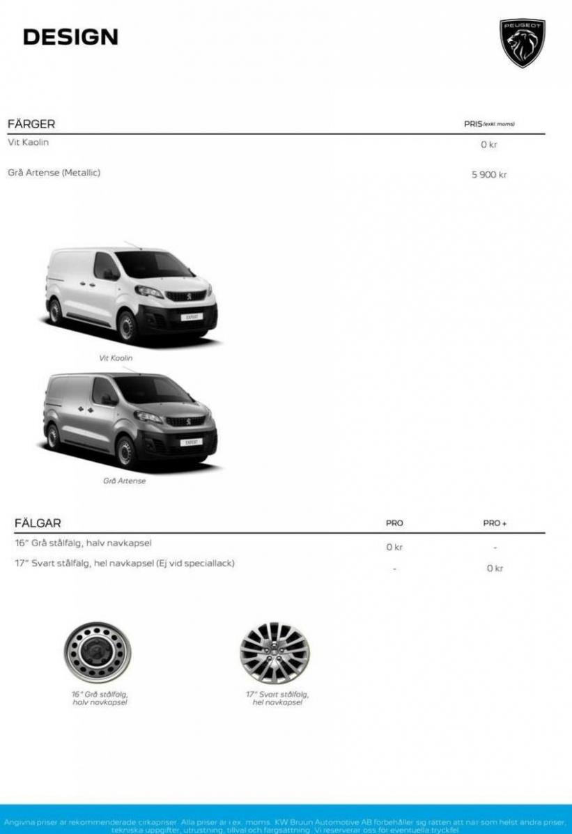 Peugeot Expert & E-Expert elbil transportbil el. Page 5