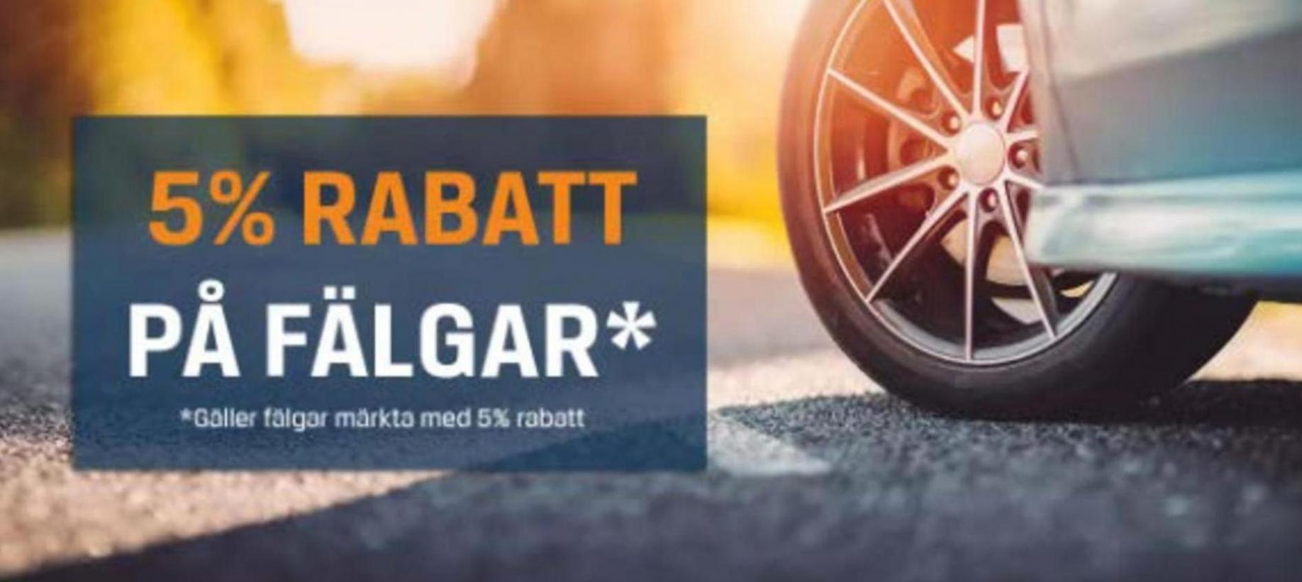 5% rabatt på fälgar. Bythjul (2024-06-06-2024-06-06)