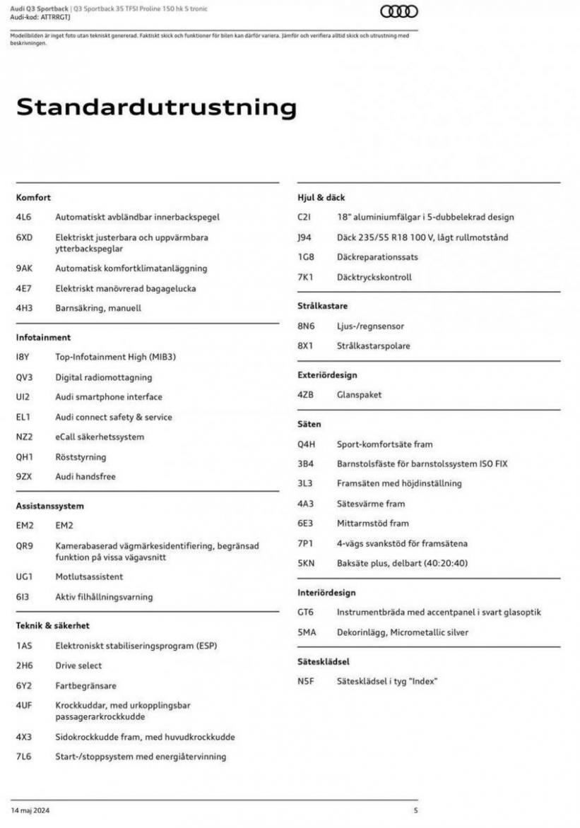 Audi Q3 Sportback. Page 5