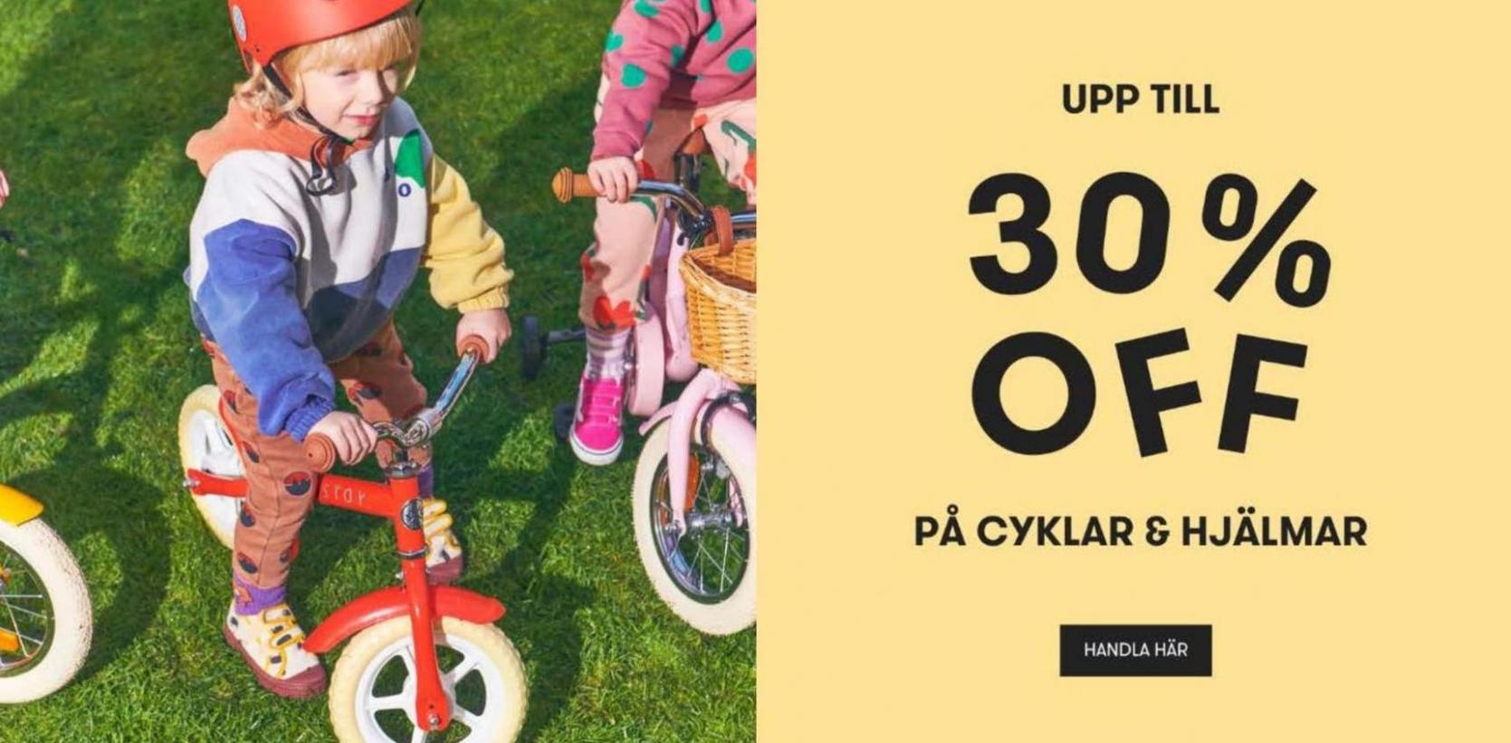 Upp till 30% på cyklar och hjälmar !. Babyshop (2024-05-23-2024-05-23)