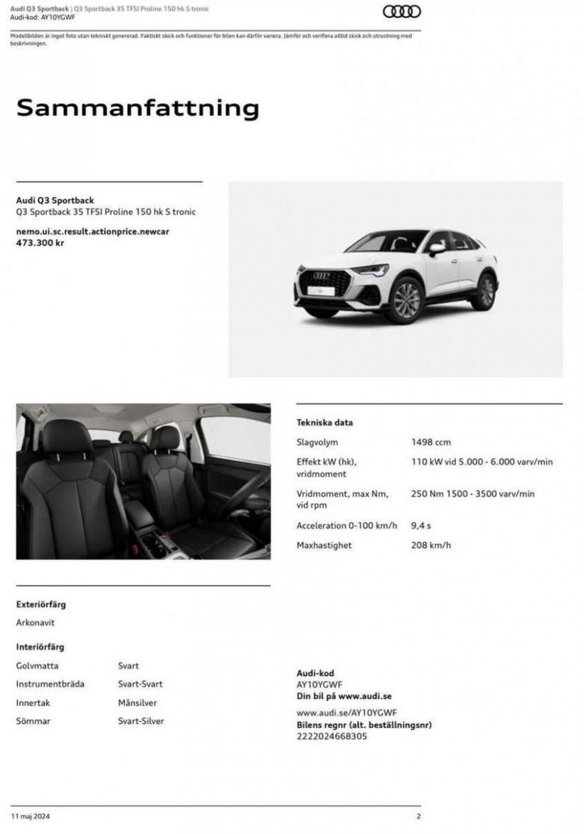 Audi Q3 Sportback. Page 2