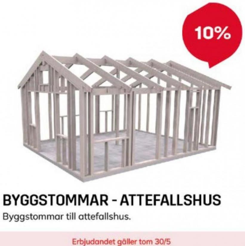 Hasta 10% byggstommar - attefallshaus !. Byggmax (2024-05-30-2024-05-30)