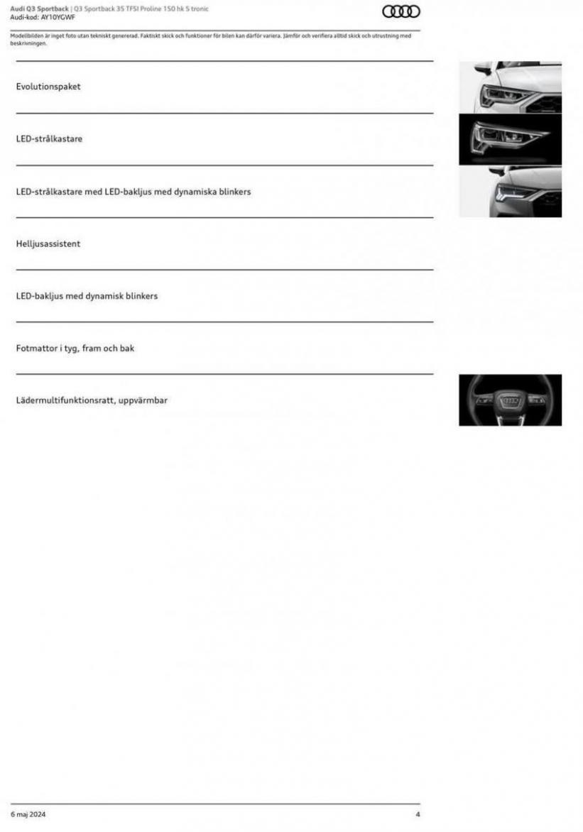 Audi Q3 Sportback. Page 4