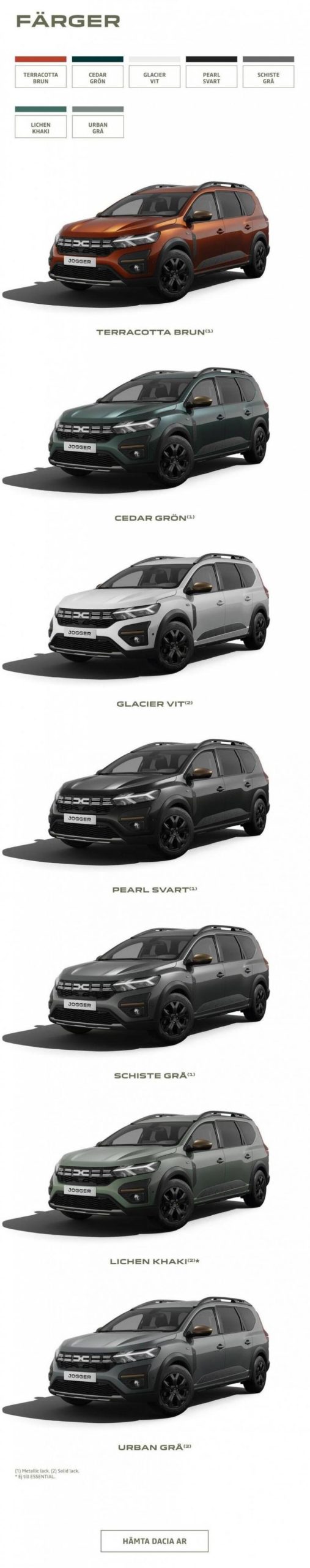 Dacia Jogger - Broschyr. Page 16