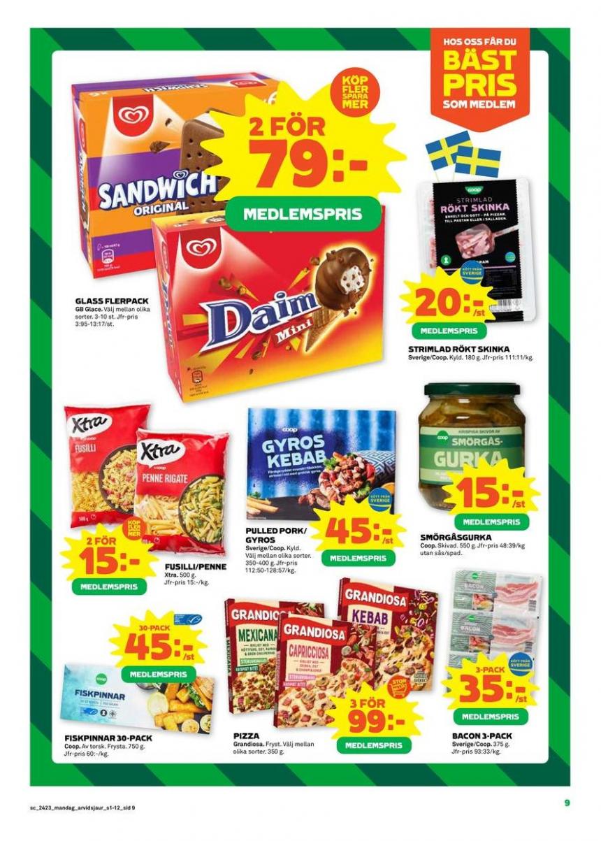 Coop reklamblad. Page 9