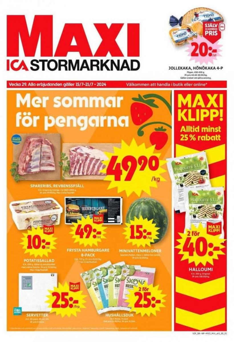 Top-deals och rabatter. ICA Maxi (2024-07-21-2024-07-21)