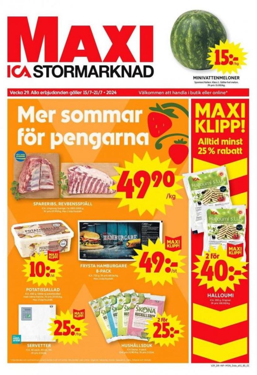 Rabatter och kampanjer. ICA Maxi (2024-07-21-2024-07-21)