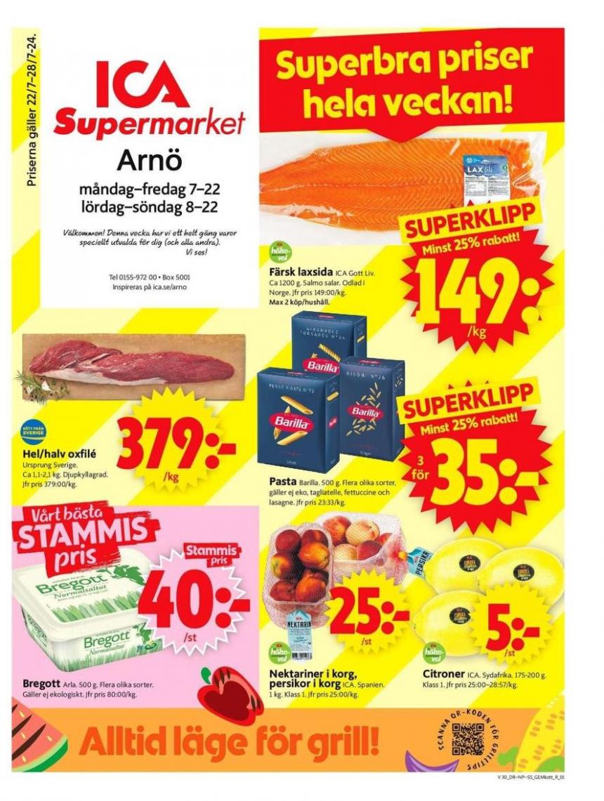 Spara nu med våra deals. ICA Supermarket (2024-07-28-2024-07-28)