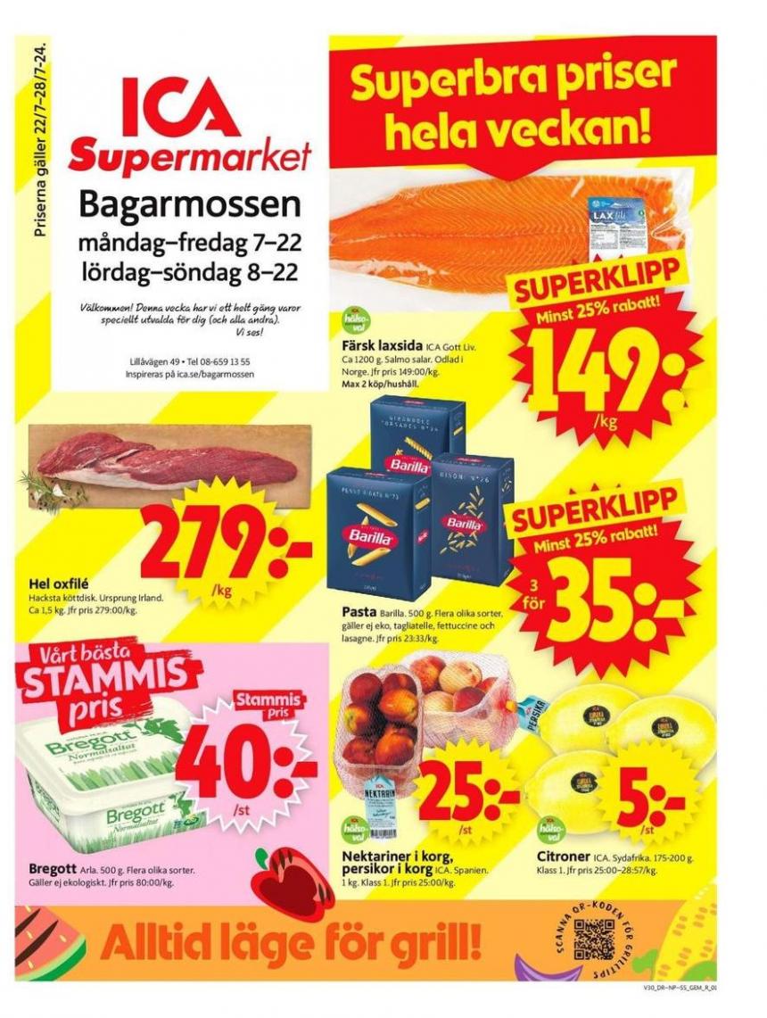 Top-deals för alla kunder. ICA Supermarket (2024-07-28-2024-07-28)