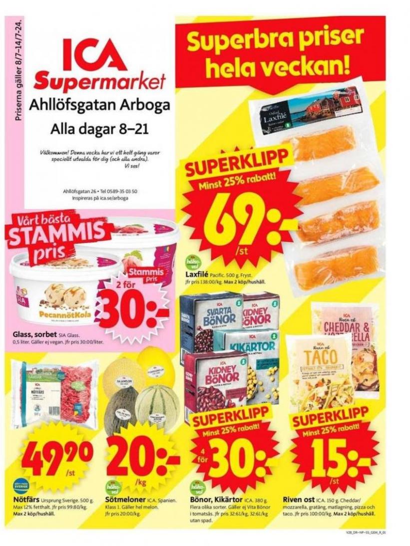 Top-deals för alla kunder. ICA Supermarket (2024-07-14-2024-07-14)