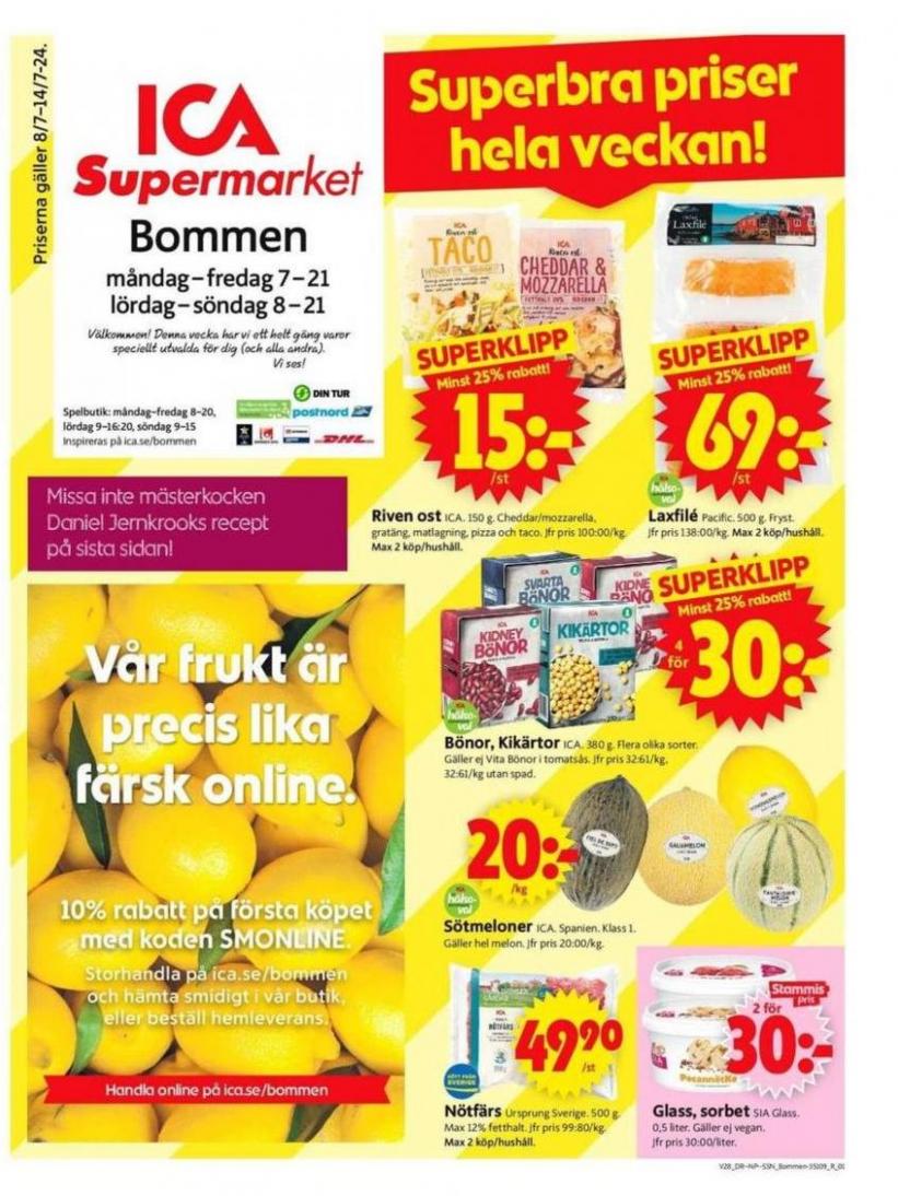 Top-deals och rabatter. ICA Supermarket (2024-07-14-2024-07-14)