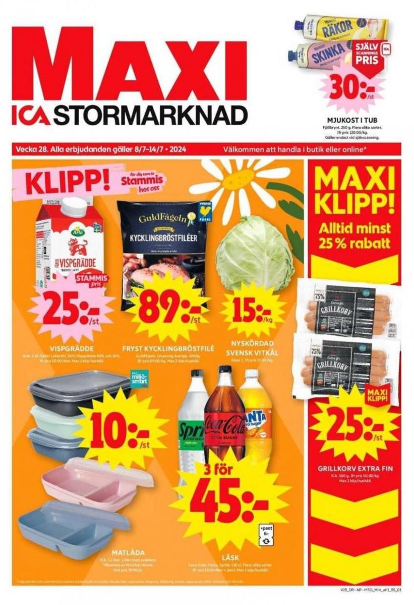 Top-deals och rabatter. ICA Maxi (2024-07-14-2024-07-14)