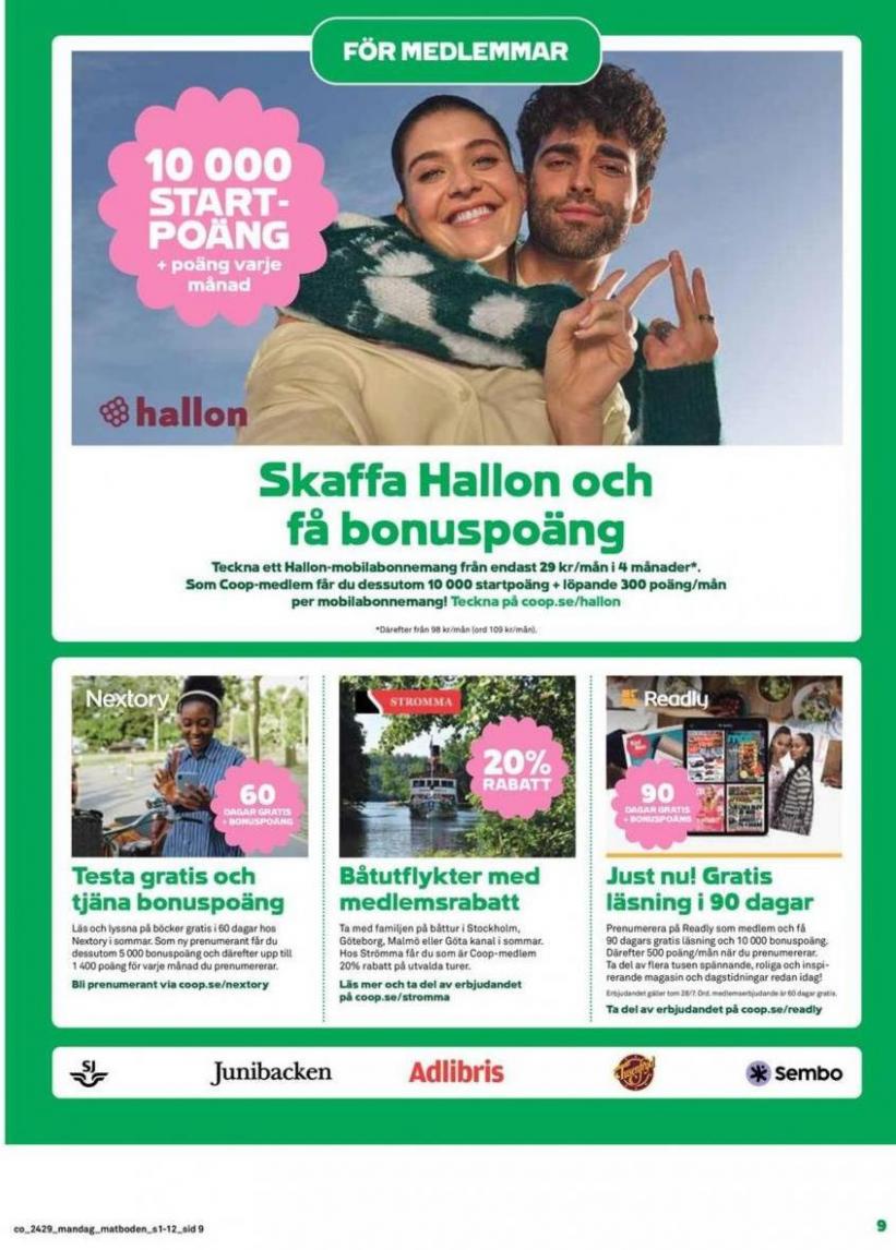 Attraktiva specialerbjudanden för alla. Page 9