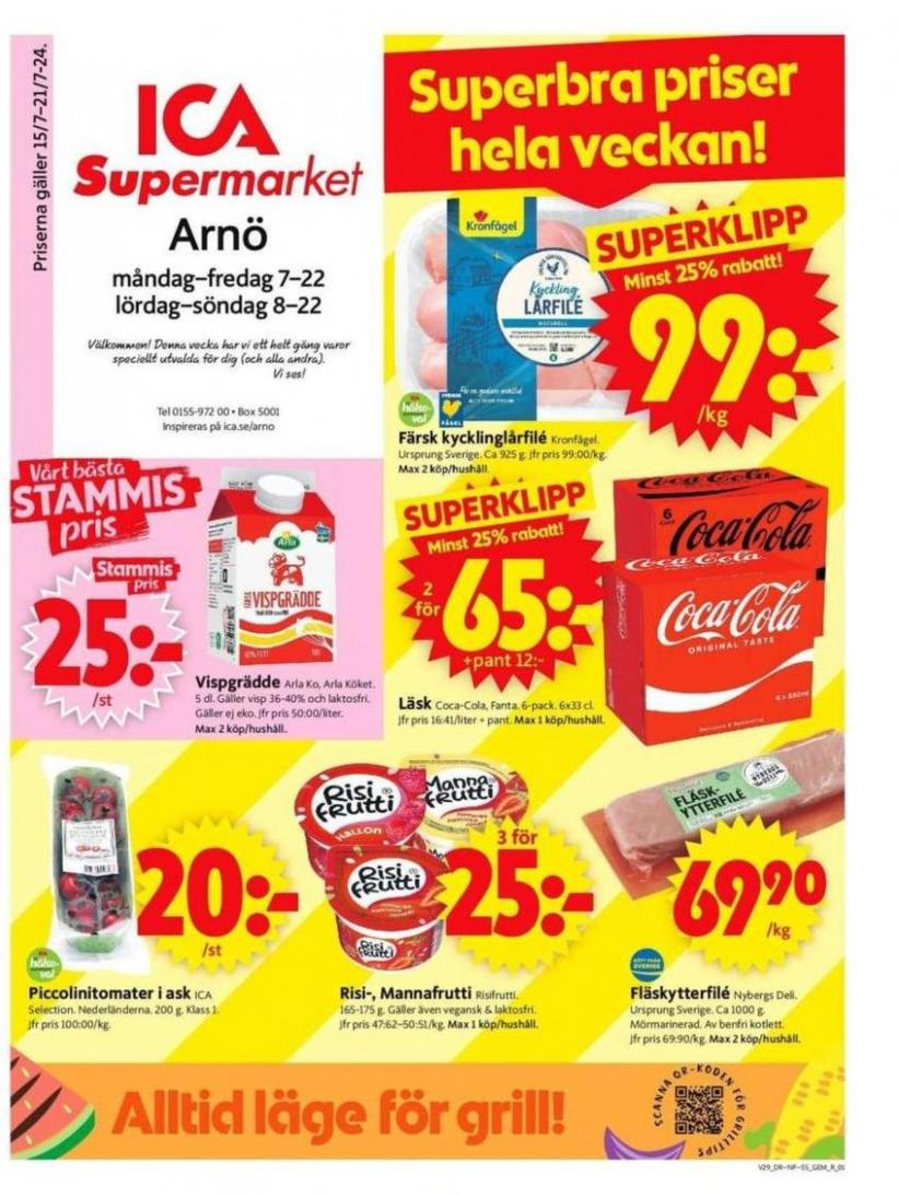 Top-deals för alla kunder. ICA Supermarket (2024-07-21-2024-07-21)