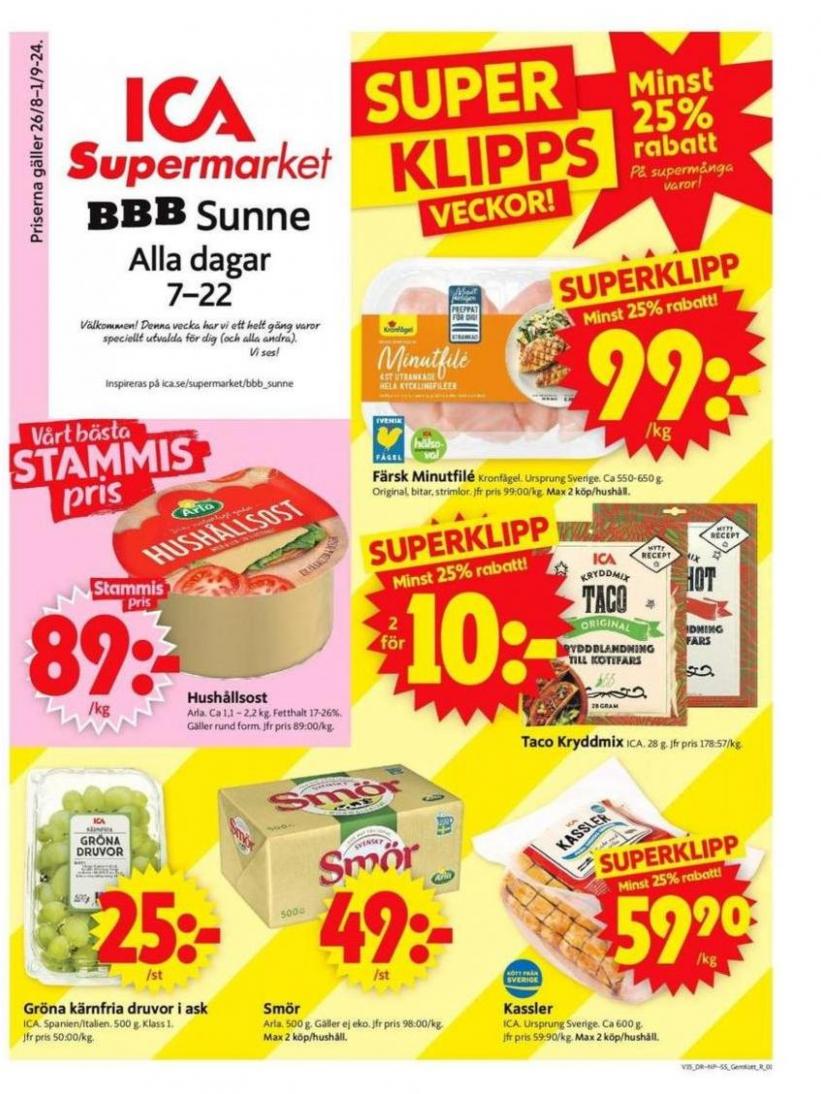 Exklusiva deals och fynd. ICA Supermarket (2024-09-01-2024-09-01)