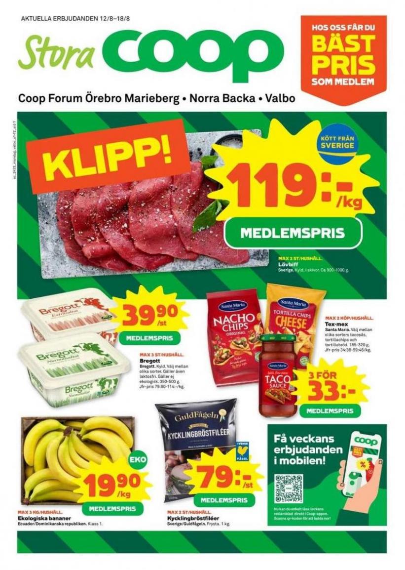 Aktuella deals och erbjudanden. Stora Coop (2024-08-18-2024-08-18)