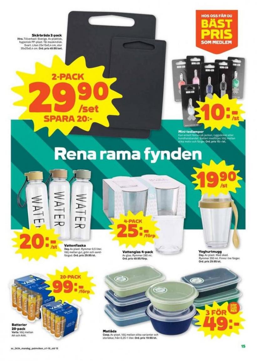 Spara nu med våra deals. Page 15