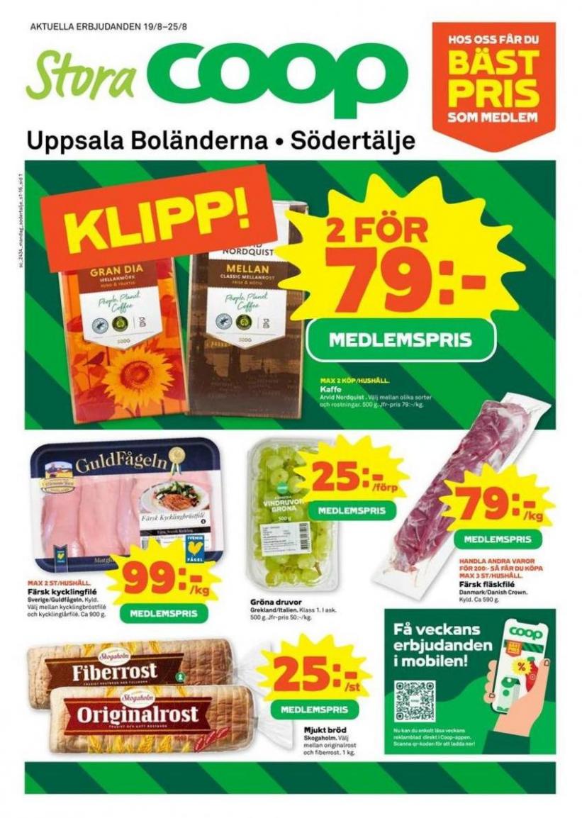 Fantastiska rabatter på utvalda produkter. Stora Coop (2024-08-25-2024-08-25)