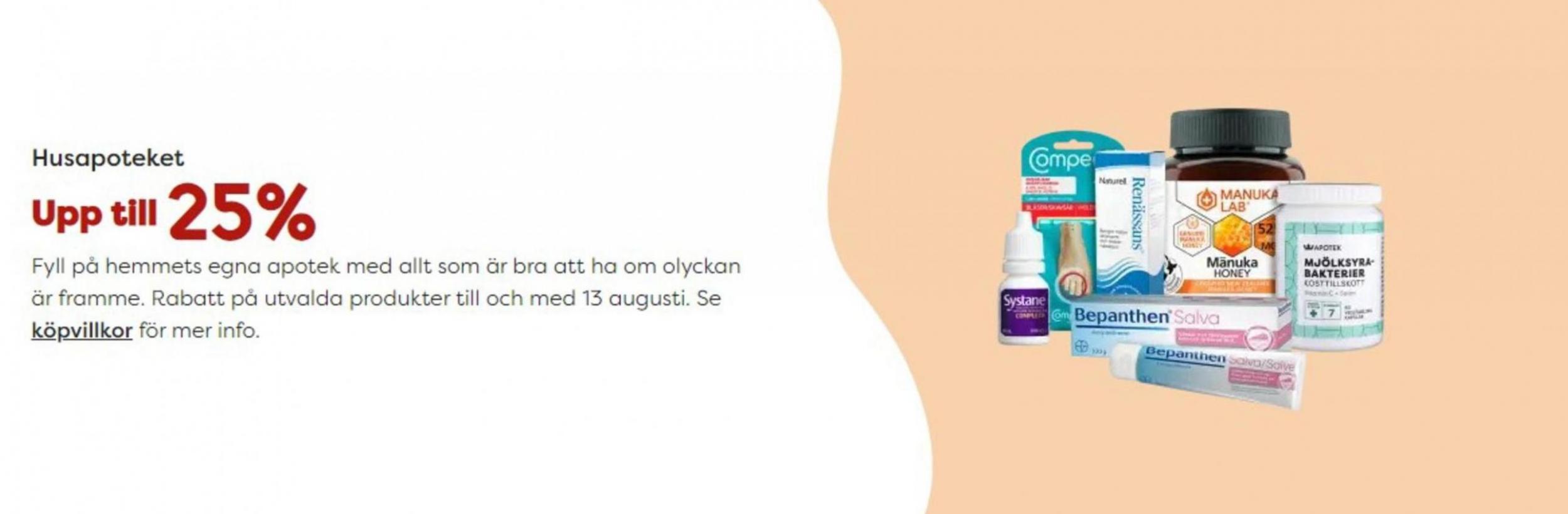 Husapoteket , upp till 25% off !. Apoteksgruppen (2024-08-13-2024-08-13)