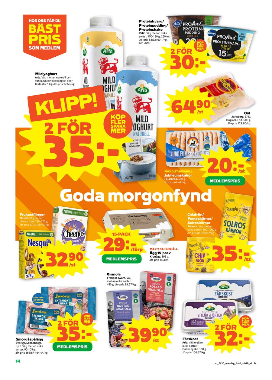 Specialerbjudanden för dig. Page 14