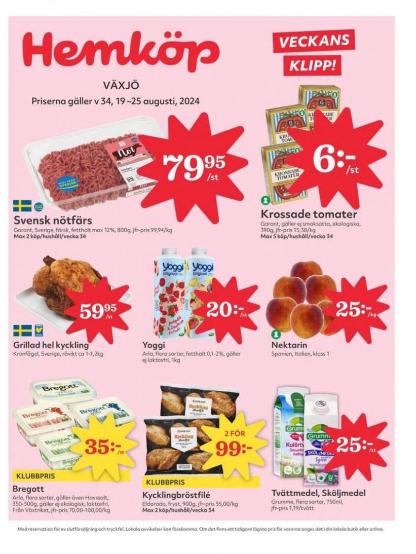 Aktuella deals och erbjudanden. Hemköp (2024-08-25-2024-08-25)