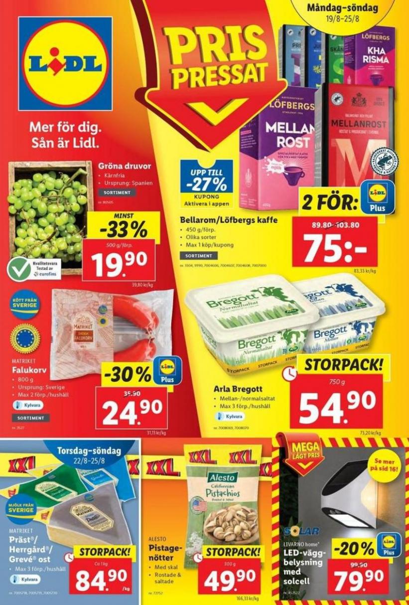 Aktuella deals och erbjudanden. Lidl (2024-08-25-2024-08-25)